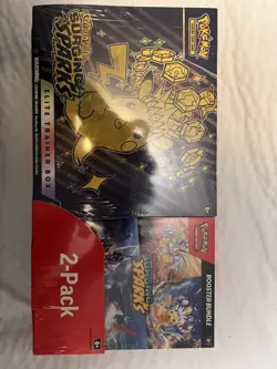 Pokemon Surging Sparks Costco 2-Pack - Elite Trainer Box (ETB) + Booster Bundle - Image 1