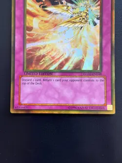YUGIOH PHOENIX WING WIND BLAST GOLD RARE GLD2-EN048 LIMITED EDITION PLAYED - Image 4