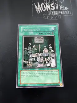 YUGIOH PROHIBITION RARE PSV-E039 1ST EDITION - Image 1