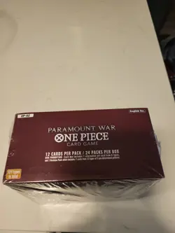 One Piece TCG OP-02 Booster Box Paramount War English - Red Bottom - Sealed - Image 3