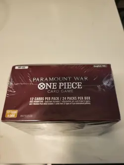One Piece TCG OP-02 Booster Box Paramount War English - Red Bottom - Sealed - Image 4