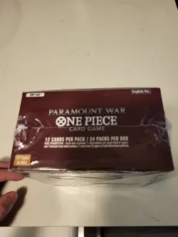 One Piece TCG OP-02 Booster Box Paramount War English - Red Bottom - Sealed - Image 5