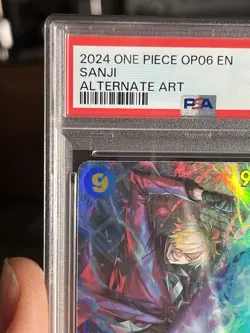 One Piece Sanji OP06-119 SEC Alternative Art English PSA 10 - Image 4