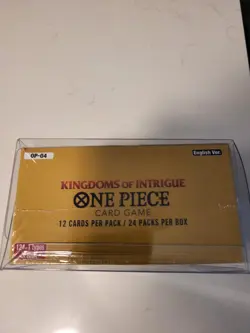 One Piece TCG OP-04 Booster Box Kingdoms of Intrigue English - Sealed - Image 4
