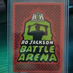 Bo Jackson Battle Arena Rook First Edition Glow BLBF-241 110 Attack Card - Image 2