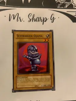 SCHWARZER OJAMA - DP2-DE004 DEUTSCH Yu-Gi-Oh! CARD COMMON KONAMI - Image 2