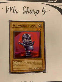 SCHWARZER OJAMA - DP2-DE004 DEUTSCH Yu-Gi-Oh! CARD COMMON KONAMI - Image 3