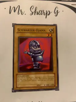 SCHWARZER OJAMA - DP2-DE004 DEUTSCH Yu-Gi-Oh! CARD COMMON KONAMI - Image 4