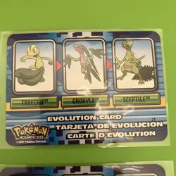 (2)Pokemon Evolution Cards Advanced Aggron and Treecko Rare! 2003 Data Card - Image 2