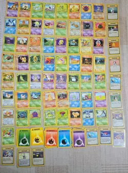 Vintage Pokemon Card Lot. 114 Cards - Image 1