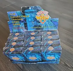 Doctor Who Collectible Card Game 60 Card Starter Decks 12 Pack (1996 MMG) SEALED - Image 1