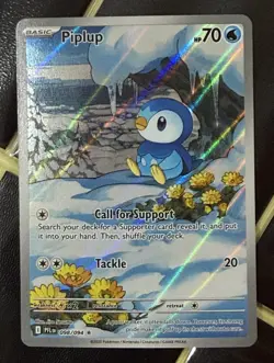 Pokemon TCG Holo Rare Full Art Phantasmal Flames Card Piplup 098/094. Near Mint - Image 1