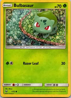 Bulbasaur - 1/73 (General Mills Promo) Promo Miscellaneous Cards & Products 001/ - Image 1