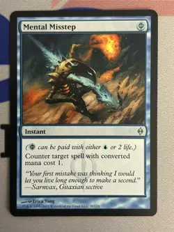 MTG Magic Mental Misstep New Phyrexia X1 Vintage LP 4 total for sale - Image 1