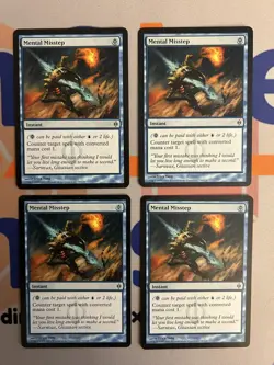 MTG Magic Mental Misstep New Phyrexia X1 Vintage LP 4 total for sale - Image 2