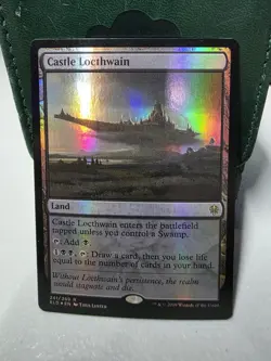 1x Castle Locthwain - Foil NM-Mint, English Throne of Eldraine MTG Magic - Image 1