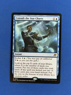 MTG Edge of Eternities - Consult the Star Charts 0051 Rare - Image 1