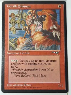 Gorilla Shaman (B) - Alliances - Magic the Gathering MTG Nice! - Image 1
