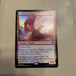 *FOIL* Goldspan Dragon - Kaldheim - MTG Magic The Gathering - NM - Image 1