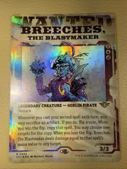 Breeches, the Blastmaker (Showcase) #292 (Foil) NM Thunder Junction Magic MTG - Image 1