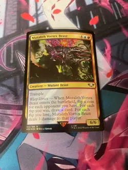 MTG - MUTALITH VORTEX BEAST - RARE - SURGE FOIL - NM - WARHAMMER 40K - Image 1