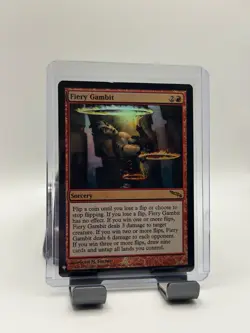 MTG, Fiery Gambit FOIL NM 90 The List Reprints Foil - Image 1