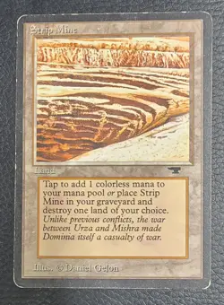 Magic the Gathering - Antiquities - Strip Mine - Ver. 3 (No Horizon) MTG Land - Image 1