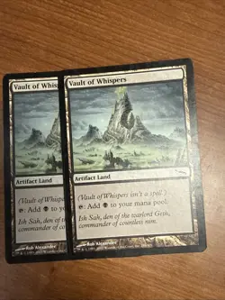 Mirrodin Artifact Lands Set MP Set of 2 Each Magic The Gathering - Image 2