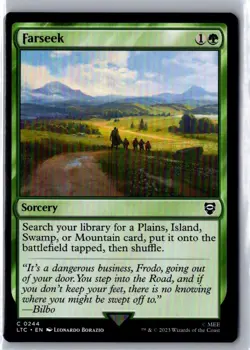 FARSEEK 244 COMMANDER: THE LORD OF THE RINGS MAGIC: THE GATHERING NM - Image 1
