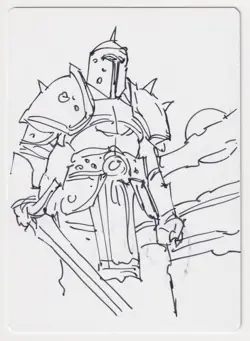 Signed FOIL Remand Proof Sketch LP MM2 Artist Zoltan Boros 2015 MTG Magic AP! - Image 1