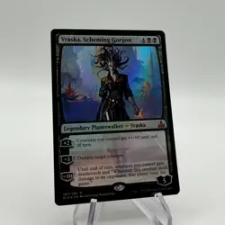 MTG TCG Vraska, Scheming Gorgon - Rivals of Ixalan (RIX) - Image 1