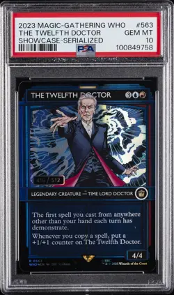 2023 MTG DOCTOR WHO SC-SERIALIZED #563 THE TWELFTH DOCTOR 416/512 PSA 10 - Image 1
