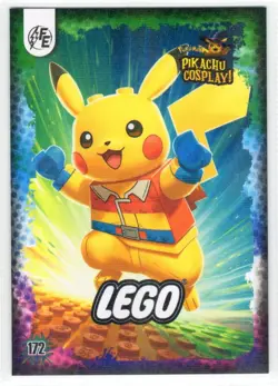 POKEMON PIKACHU COSPLAY - LEGO # 172 * GALAXY HOLO - Image 1