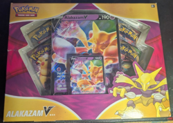Pokemon TCG: Alakazam V Box New And Factory Sealed 4 Booster Packs w/ Foil Promo - Image 1