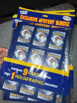 Pokemon Exclusive Mystery Bundle Surprise Packs LOT OF 7 HOLOGRAPHIC RARE - Image 1