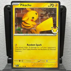 Pikachu 051/162 - Pokemon Day 2026 30th Anniversary Stamped Promo NM - Image 1