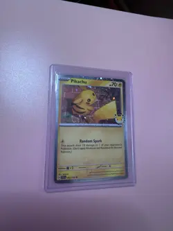 Pokemon Day TCG 2026 Pikachu Holo Promo Card W/ Swirl - Image 2