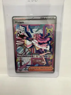 Pokemon TCG Miriam Full Art Trainer Special Illustration Rare SV01 251/198 - Image 1