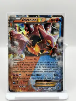 Pokemon TCG Volcanion EX 26/114 XY Steam Siege Holo Near Mint English - Image 2