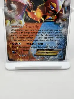 Pokemon TCG Volcanion EX 26/114 XY Steam Siege Holo Near Mint English - Image 3
