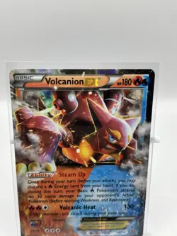 Pokemon TCG Volcanion EX 26/114 XY Steam Siege Holo Near Mint English - Image 4
