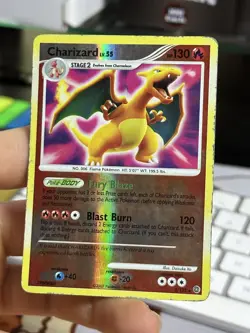 Charizard 3/132 Secret Wonders 2007 Reverse Holo Rare Pokemon Card TCG - Image 4