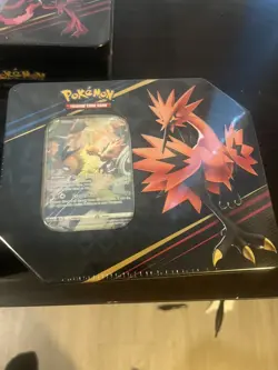 Pokemon TCG: Crown Zenith Tin Galarian Moltres , Zapdos , Articuno - Image 3