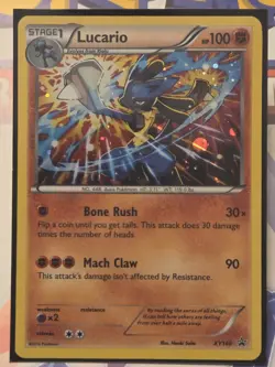 Pokemon TCG XY140 Lucario Black Star Promo Holo Card - Image 2
