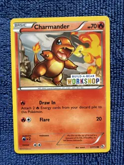 Charmander 17/113 Build A Bear LP Exclusive Pokemon Card Legendary Treasures - Image 1