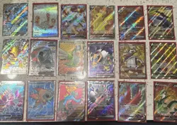 Pokemon TCG Full Art Lot Pokemon V EX Sword And Shield Scarlet And Violet NM-LP+ - Image 1