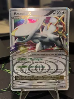 Pokemon Arceus LV.X DP53 Diamond and Pearl Promo Holo Level Up 2009 - Image 3