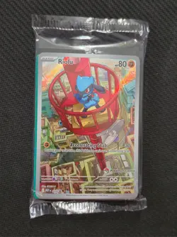 Pokemon Center Riolu 010 Black Star Promo Mega Evolutions SEALED !!! - Image 1