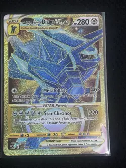 Pokemon Origin Forme Dialga VSTAR 210/189 Astral Radiance Secret Rare Holo HP 2… - Image 1