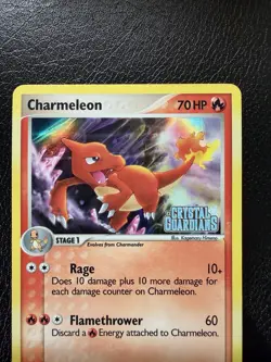 Pokemon 2006 Charmeleon 29/100 EX Crystal Guardians Reverse Holo Stamped MP - Image 2